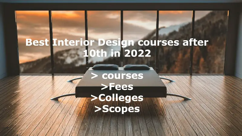 Interior Design courses after 10th