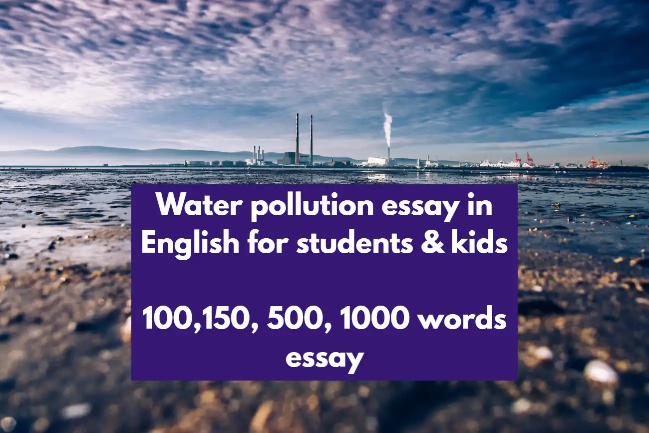 Water pollution essay in english
